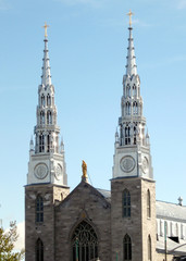 Ottawa Notre Dame Basilica facade 2008