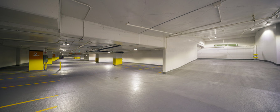 Underground parking pannorama