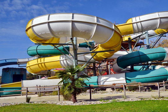 toboggan aquatique
