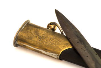 Scabbard engraved.