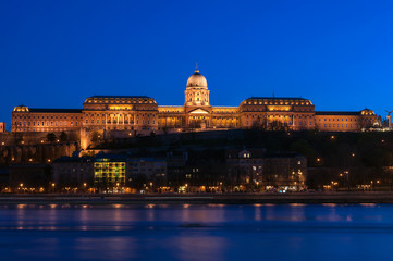 Fototapeta na wymiar Castle of Buda in Budapest, Hungary
