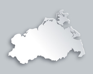 Karte von Mecklenburg-Vorpommern
