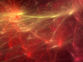 Obraz premium Exploding abstract shapes made of fractal textures.