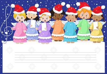 Obraz na płótnie Canvas Christmas Chorus