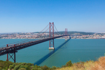 25th April Bridge in Lisbon, Ponto  25 de abril em Lisboa . Port