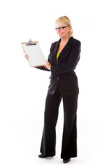 model isolated on white with blank score board