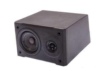 aside photo of black  audio speaker