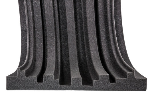 cross section of microfiber foam wall