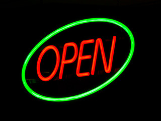 Neon Open Sign