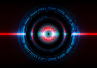 technology abstract background  light effect