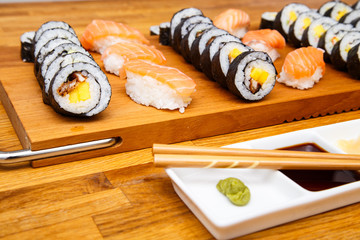 homemade sushi