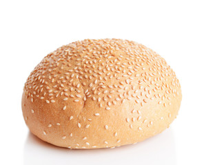 Fresh bread isolated on white