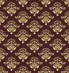 Orient Seamless Vector Pattern. Abstract Background