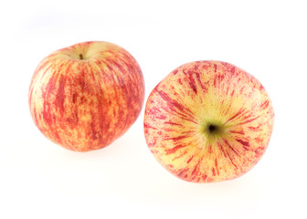 fresh apple fruit isolated on white background