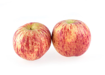apple fruit with water drops isolated on white background