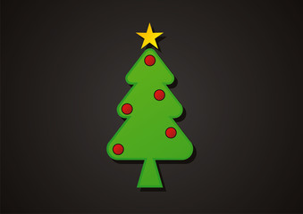 tree christmas pine logo vector