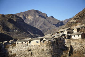 Fototapeta na wymiar Old village in China