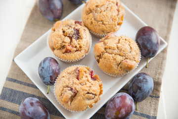 Pflaumen Muffins
