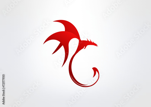 quot dragon logo abstract icon symbol brand business quot stock company with dragon logo