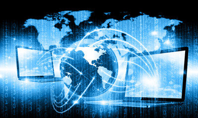Internet Concept of global internet - 72178323
