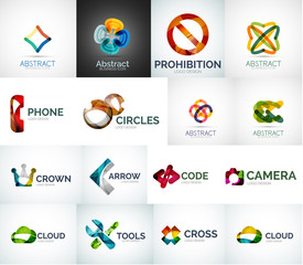 Abstract company logo collection