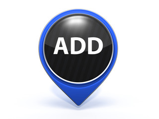 add pointer icon on white background