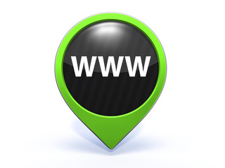 www pointer icon on white background