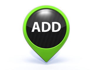 add pointer icon on white background