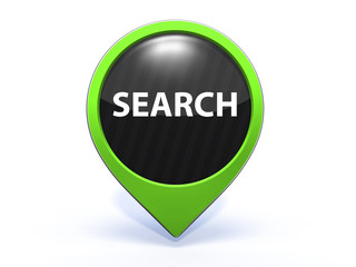 search pointer icon on white background