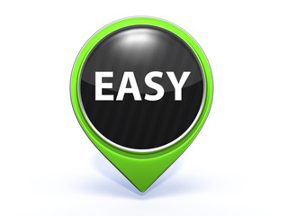 easy pointer icon on white background