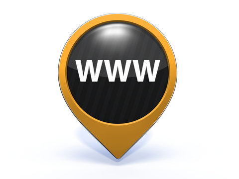 www pointer icon on white background