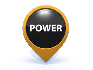 power pointer icon on white background