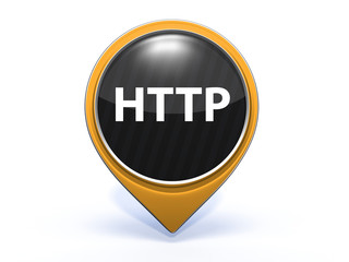 http pointer icon on white background
