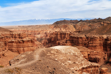 Valley of Castles in Sharyn Canyon