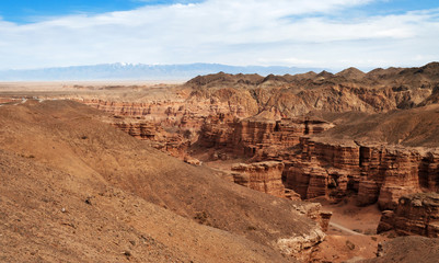Valley of Castles in Sharyn Canyon