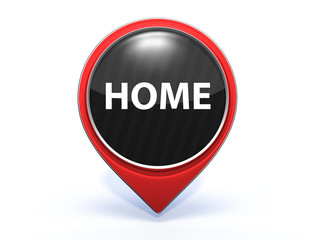 home pointer icon on white background