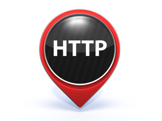 http pointer icon on white background