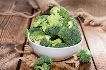 Bowl with fresh Broccoli