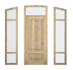 wood doorframe