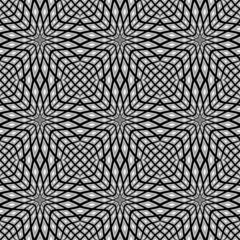Design monochrome seamless mosaic pattern
