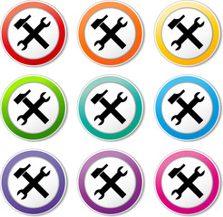 Obraz premium tools icons