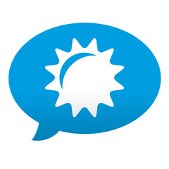 Etiqueta tipo app comentario sol