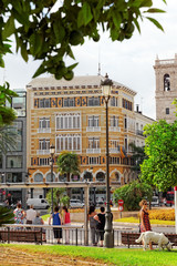 Obraz premium Cityscape of Valencia. September 10, 2014 in Valencia, Spain.
