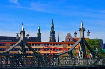 Obraz premium Zwickau Paradiesbruecke - Zwickau bridge of paradise 03