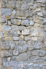 reconstruction of fragment stone-work wall