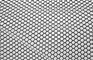 Fototapeta premium black net with a little window