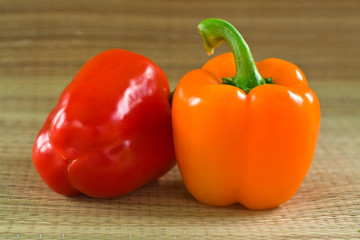 yellow and red pepper
