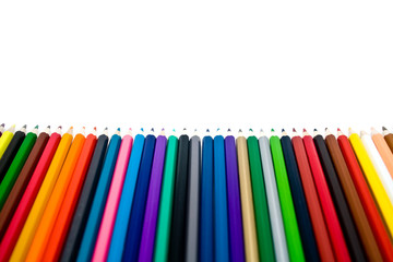 varicoloured pencils