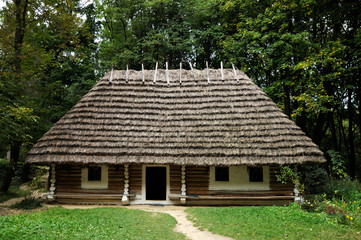 Old wooden hut