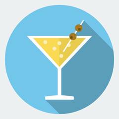 Vector cocktail icon
